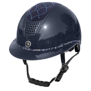 Fairplay Quantinum W-V Spotlight Shiny Ridehjelm - Navy - STR 56-58
