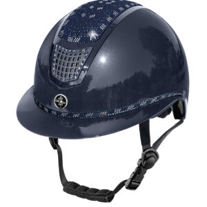 Fairplay Quantinum 2.0 W-V EOS Shiny Ridehjelm - Navy - STR 53-55