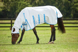 Weatherbeeta - Eksemd�kken, Sweet itch shield, Combo neck - 5'9 / Hvid/bl�