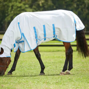 Weatherbeeta - Eksemd�kken, Sweet itch shield, Combo neck - 6'9 / Hvid/bl�
