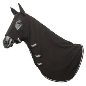 Wahlsten Hiit fleece hood - sort/hvid