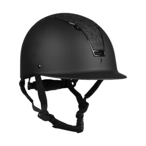 Horka Sparrow Ridehjelm - Black Glitter - STR 57-59