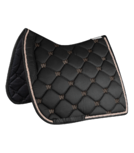 Waldhausen Valencia pony dressur underlag - Sort/rose gold