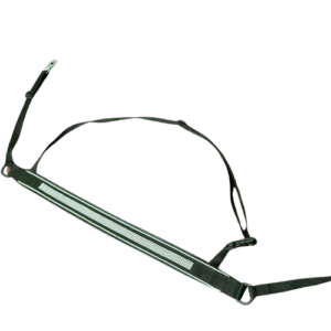 Finntack Elite bringestykke med diamanter - Pony, M�rkgr�n/s�lv