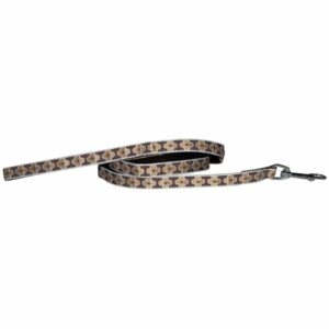 WOUAPY "Flower" Hundeline (Beige) - Medium