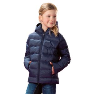 HKM Qulited Junior Jakke - Blue - STR 128