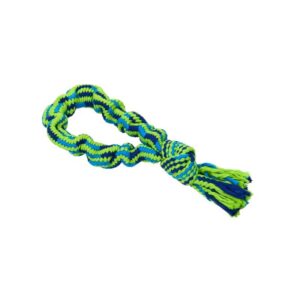 BUSTER Colour Bungee Rope Single Knot, bl�/lime, 33 cm