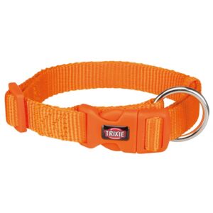 Nylon Halsb�nd, Papaya, 40-65 cm, 25 mm