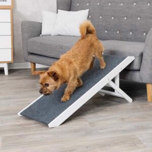 Indend�rs hunderampe i tr�, justerbar, 36 x 90 cm