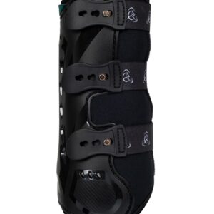 Acavallo - Dressur-gamacher, Anatomisk, forben - L / BLACK