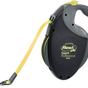 Flexi Neon Giant, B�nd line, Neon gul, Large, 10M, Max 50kg