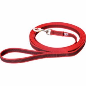 K9 Super-grip line, R�d, med h�ndtag, 5 meter/14 mm