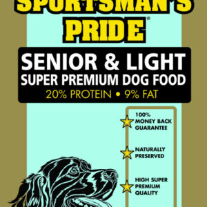 15 kg Sportsman�s Pride Senior & Light (lysbl�) - voksenfoder med kylling