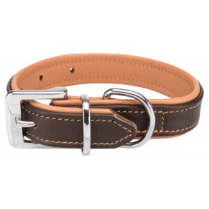 Active Comfort L�derhalsb�nd, brun/lysebrun, 39-46 cm