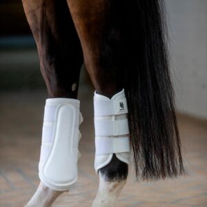 HorseGuard Timothy Mesh Dressur Gamacher - STR M - HVID