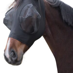 Covalliero FinoStretch Insektmaske - PONY - SORT