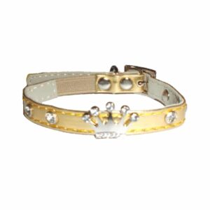WOUAPY "Crown" Kattehalsb�nd - Guld