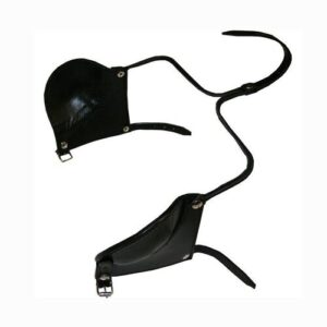 3/4 lukkede klapper i l�der