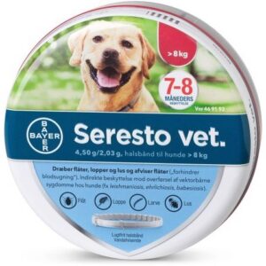 Seresto Vet loppehalsb�nd til hunde over 8 kg
