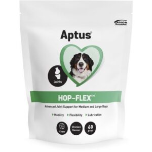 Aptus Hop-FlexTyggetabletter gr�nl�bet musling, 60 stk