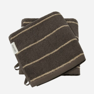 Meraki - H�ndkl�de, Stripe, Army - 70x140 cm.