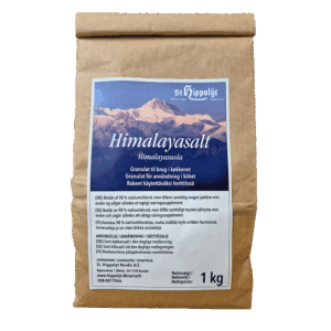 Himalayasalt granulat til brug i k�kkenet 1 kg