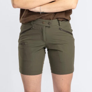 Pinewood - Shorts, Abisko Light Stretch, Dame, Moss Green - 36 / Moss Green