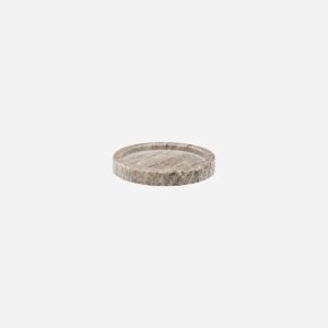 Meraki - Bakke, Marble, Beige - h: 2 cm dia: 12.5 cm