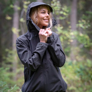 Pinewood - Dame, Regnjakke, Abisko/Telluz - L / D.Anthracite