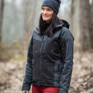 Pinewood - Jakke, Finnveden, Hybrid, Extreme, Dame, Black/anthracite - L / Black / D. Anthracite
