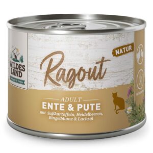 Wildes Land Cat Ragout duck & turkey d�semad, 180g