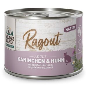 Wildes Land Cat Ragout Rabbit & Chicken d�semad, 180g