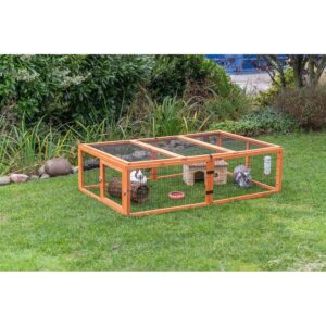 L�beg�rd i tr� med tag til gnavere, 174 x 109 x 48 cm