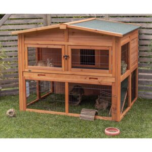 Kaninbur XL med l�beg�rd, 135 x 112 x 115 cm
