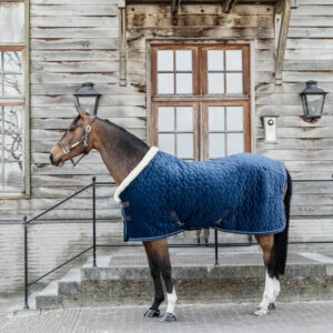 Kentucky - St�vne t�ppe, Velour, 160g, Navy - Navy / 130cm