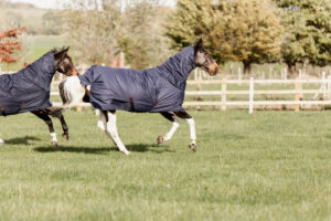 Kentucky - Turnout d�kken med fleece, quick dry m. hals, navy, 0 gram - Navy / 165cm