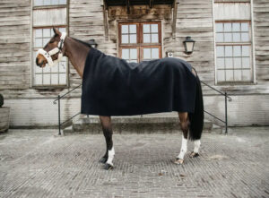 Kentucky - Heavy Fleece t�ppe, firkantet - Sort / 140X120