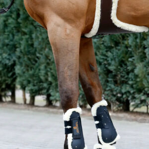Kentucky - Springplade med lammeskind - Brun / 130cm