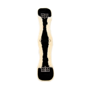 Kentucky - Gjord med lammeskind, kort, sheepskin short girth - Sort / 70cm