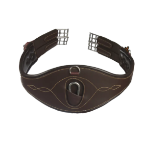 Kentucky - Anatomisk gjord, Anatomic girth, brun - Black / 115cm
