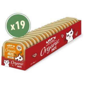 Lilys Kitchen Pat� Cat Organic Chicken, 19x85g
