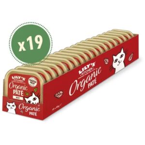 Lilys Kitchen Pat� Cat Organic Beef, 19x85g