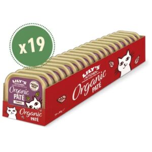 Lilys Kitchen Pat� Cat Organic Turkey, 19x85g