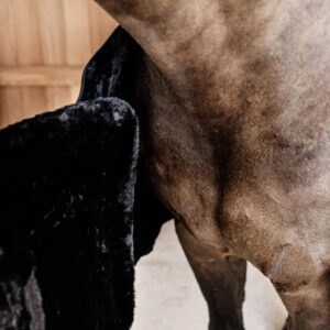 Kentucky - BIB, D�kken forl�nger med pels. Chest expander vegan sheepskin - Black