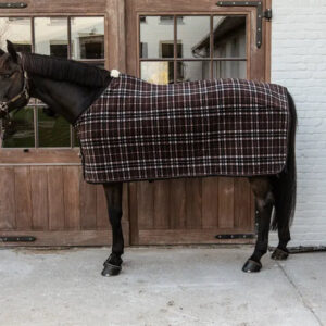 Kentucky - Fleece t�ppe, fleece rug 'heavy' - Brun / 125cm