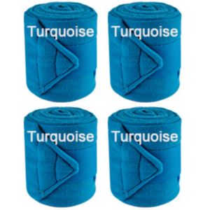 Fleecebandager til pony - TURQUOISE