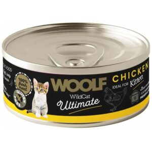 Woolf Ultimate Chicken, d�semad til killinger, 12 d�ser � 85g