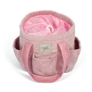 By Astrup Fløjl Strigletaske til Kæpheste, Rosa