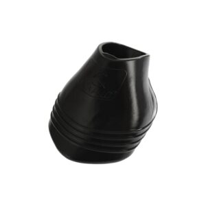 Acavallo - Klokker, gel, anatomisk, no turn gel hoof boots - COB / BLACK