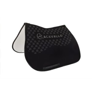 Acavallo - Underlag, Gel Grip, Bamboo fiber, Sort - Onesize / BLACK/BLACK